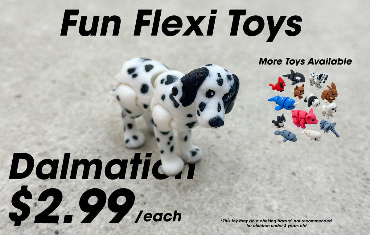 Fun Flexi Toys - Pocket-Sized Articulated Animals for Kids and Adults
