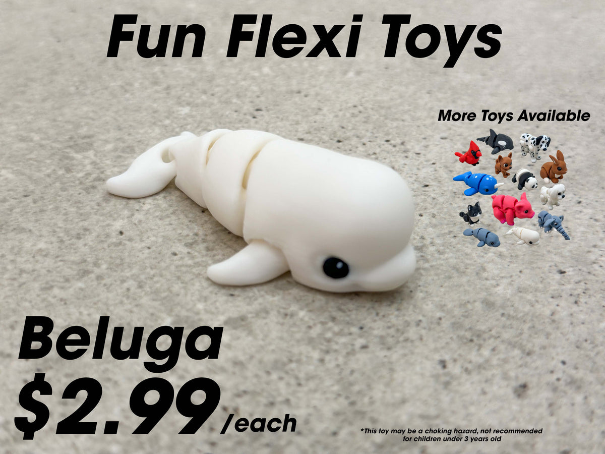 Fun Flexi Toys - Pocket-Sized Articulated Animals for Kids and Adults